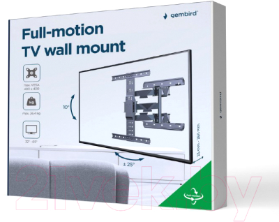 Кронштейн для телевизора Gembird WM-65ST-01