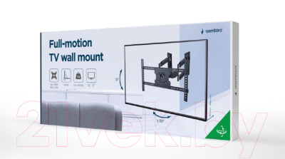 Кронштейн для телевизора Gembird WM-75ST-02