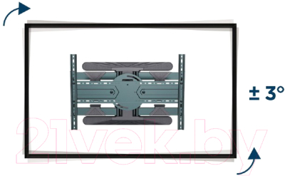 Кронштейн для телевизора Gembird WM-80STR-01