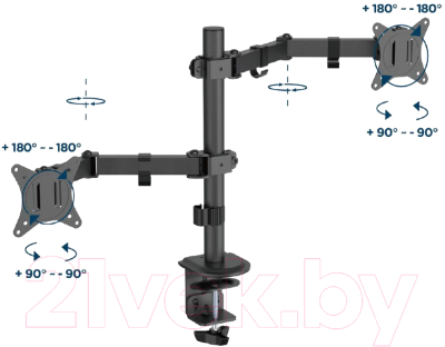 Кронштейн для монитора Gembird MA-D2-03