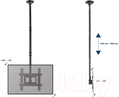 Кронштейн для телевизора Gembird CM-70ST-01