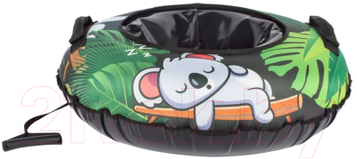 Тюбинг-ватрушка Snowstorm BZ-100 Koala / W112891 (100см, зеленый/черный)