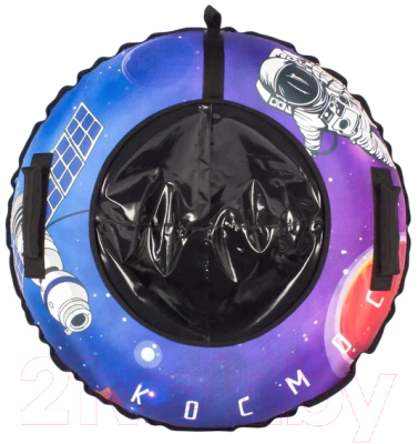 Тюбинг-ватрушка Snowstorm BZ-90 Space / W112868 (90см, фиолетовый/черный) - фото