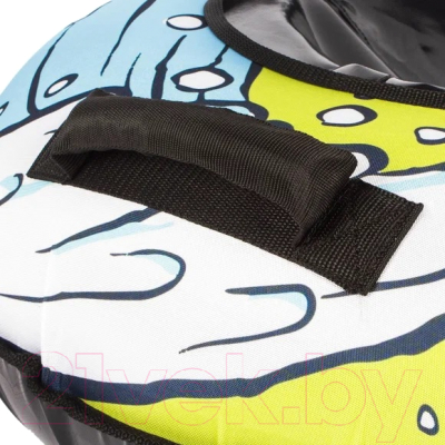 Тюбинг-ватрушка Snowstorm BZ-90 Wave / W112866 (90см, голубой/черный)