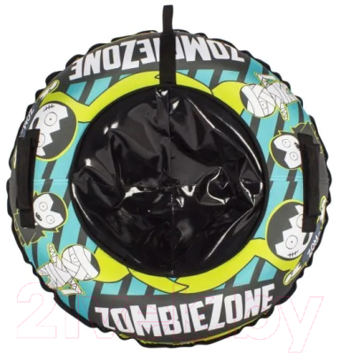 Тюбинг-ватрушка Snowstorm BZ-90 Zombiezone / W112865 (90см, зеленый/черный) - фото