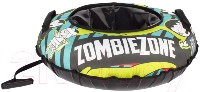 Тюбинг-ватрушка Snowstorm BZ-90 Zombiezone / W112865 (90см, зеленый/черный)