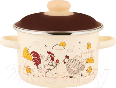 Кастрюля Appetite Подворье 6RD161M - фото