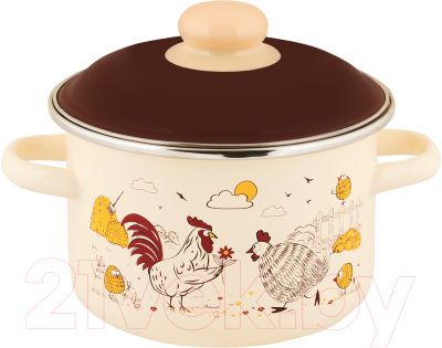 Кастрюля Appetite Подворье 6RD161M