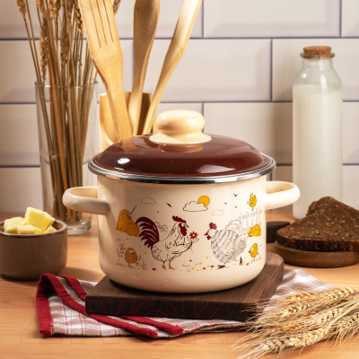 Кастрюля Appetite Подворье 6RD161M