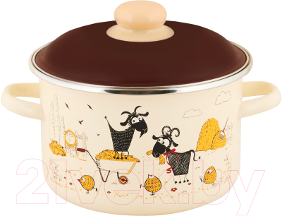 Кастрюля Appetite Подворье 6RD181M