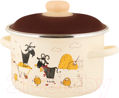 Кастрюля Appetite Подворье 6RD181M