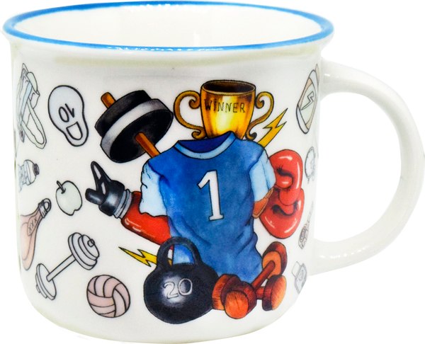 Кружка RAINBOW Fitness / WWFIT-1