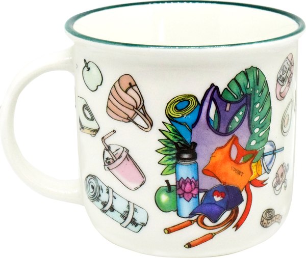 Кружка RAINBOW Fitness / WWFIT-2 - фото