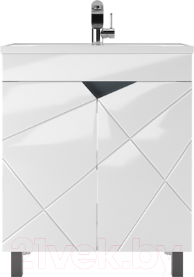 Тумба под умывальник Домино Absolute 70 Vector без ящика
