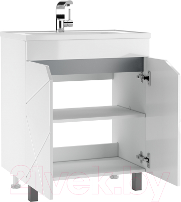 Тумба под умывальник Домино Absolute 70 Vector без ящика