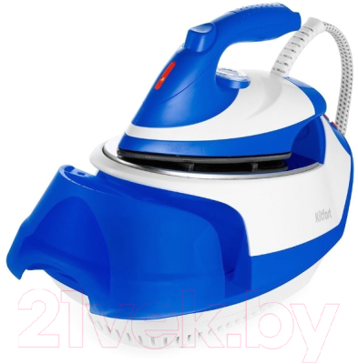 Утюг с парогенератором Kitfort KT-9135-3 (белый/синий)