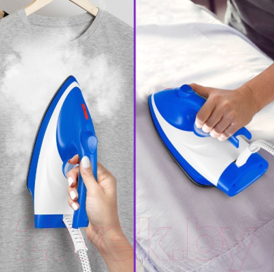 Утюг с парогенератором Kitfort KT-9135-3 (белый/синий)
