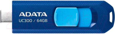 USB flash накопитель A-data UC300 64GB (ACHO-UC300-64G-RNB/BU) - фото