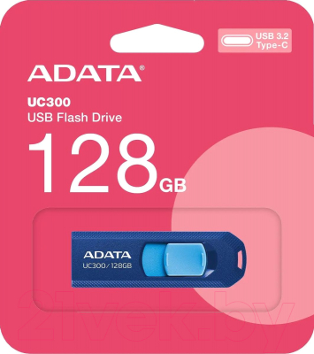 USB flash накопитель A-data UC300 128GB (ACHO-UC300-128G-RNB/BU)