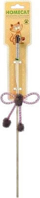 Игрушка для кошек Homecat Дразнилка Бантик из пружинки с норкой / 71135 - фото