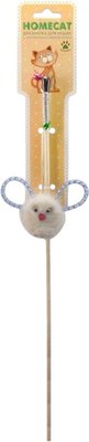 Игрушка для кошек Homecat Дразнилка Зверек из норки с пружинками / 71142 - фото