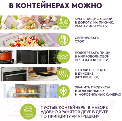 Набор контейнеров Eley ELSTH010P