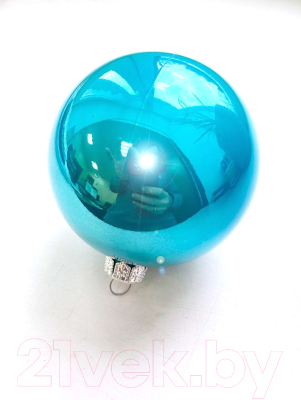 Шар новогодний GreenTerra 80мм Глянцевый