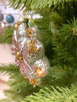 Елочная игрушка Shishi Цветок / 60279