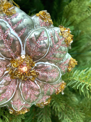 Елочная игрушка Shishi Цветок / 60279