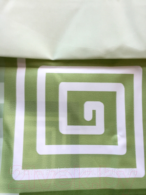 Шторка-занавеска для ванны Miranda Lykia Green - фото