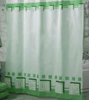 Шторка-занавеска для ванны Miranda Lykia Green