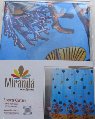 Шторка-занавеска для ванны Miranda Red Sea