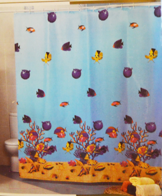 Шторка-занавеска для ванны Miranda Red Sea