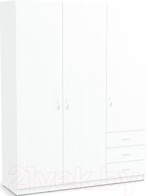 Шкаф Involux Престон 226H002 (белый структурный) - фото