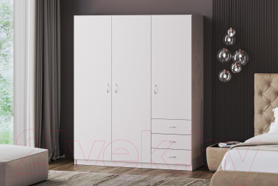 Шкаф Involux Престон 226H002 (белый структурный)