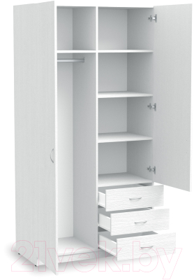 Шкаф Involux Престон 226H011 (белый структурный)