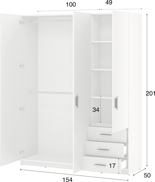 Шкаф Involux Престон 226H012