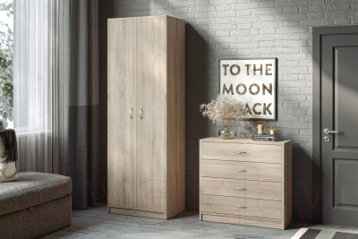 Шкаф Involux Престон 226H114 (сонома/белый)