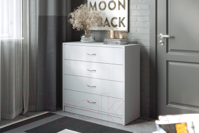 Комод Involux Престон 226T002 (белый структурный)