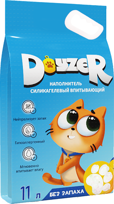 Наполнитель для туалета Doyzer Силикагелевый без запаха - фото