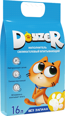 Наполнитель для туалета Doyzer Силикагелевый без запаха - фото