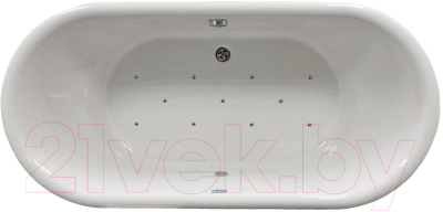 Ванна акриловая Riho Dua Black 180 / BD016650000000A