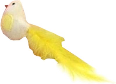 Игрушка для кошек Homecat Птичка с хвостом из перьев / 72336