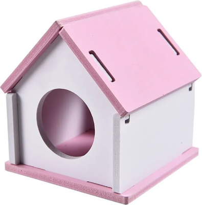 Домик для клетки Homepet Пластиковый / 83634  - фото