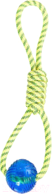 Игрушка для собак Homepet Мяч на канате для игры на воде / 80561 - фото
