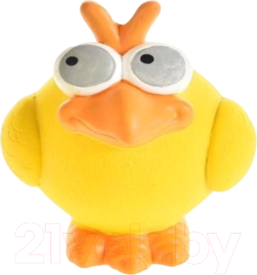 Игрушка для собак Homepet Bubble Петух с пищалкой латекс / 72523 - фото