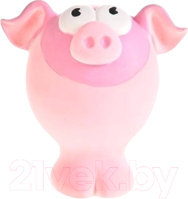 Игрушка для собак Homepet Bubble Свинка с пищалкой латекс / 72525 - фото