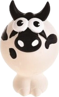 Игрушка для собак Homepet Bubble Корова с пищалкой латекс / 72526 - фото