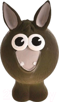 Игрушка для собак Homepet Bubble Ослик с пищалкой латекс / 72528 - фото