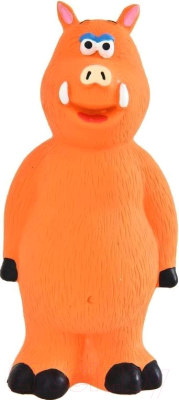 Игрушка для собак Homepet Bubble Кабан с пищалкой латекс / 72532 - фото